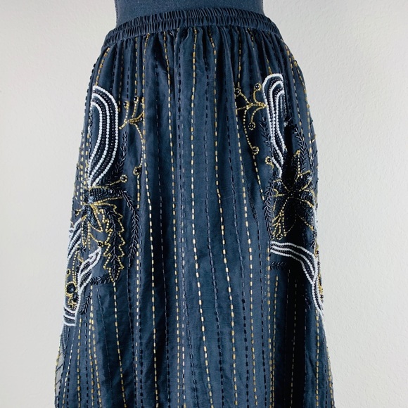 Jewel Queen by Angelique Silk Skirt Set Size 2X - Picture 4 of 8